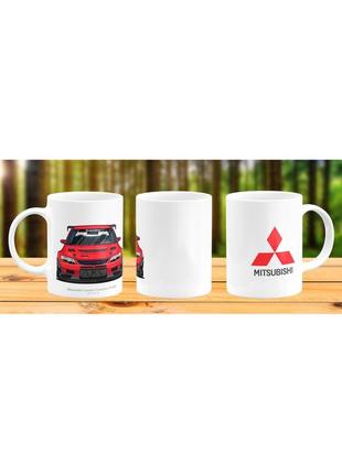 Кружка mitsubishi подарок парню мужчине водителю боссу