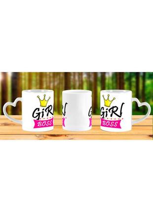 Кружка girl boss подарок девушке