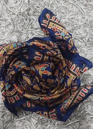 Шикарний женский шарф палантин 100% шелк.6 фото