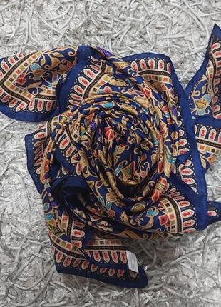 Шикарний женский шарф палантин 100% шелк.5 фото