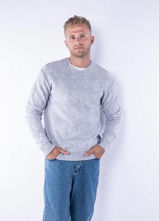 Мужской  полушерстяной свитер8 фото