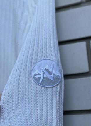 Білий чоловічий светр, водолазка унісекс бавовна nile7 фото