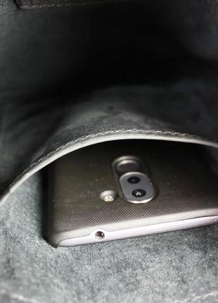 Мужская кожаная сумка через плечо планшет мессенджер черная gmsmvp698 фото