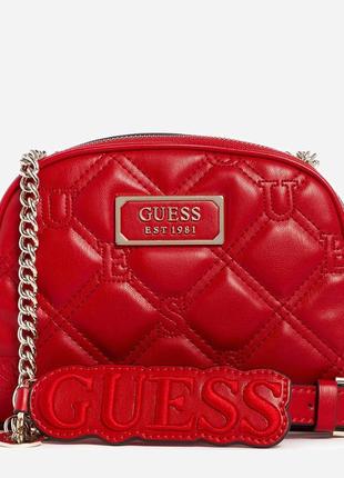 Червона сумочка guess lolli quilted mini 90