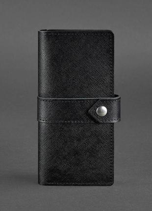 Жіночий шкіряний гаманець кланч купюрник лонгер з натуральної шкіри світло-коричневий1 фото