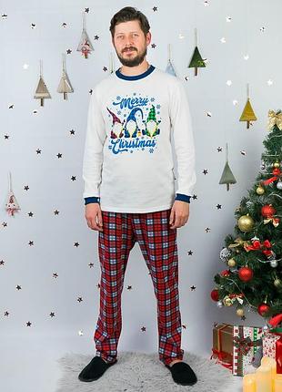 Теплая новогодняя пижама family look, теплая новогодняя пижама для всей семьи, новогодняя пижама