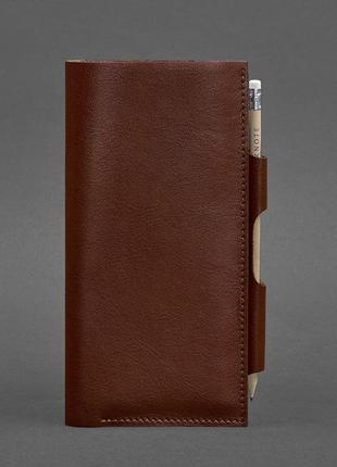Тревел-кейс гаманець органайзер холдер для документів портмоне з натуральної шкіри світло-коричневий1 фото