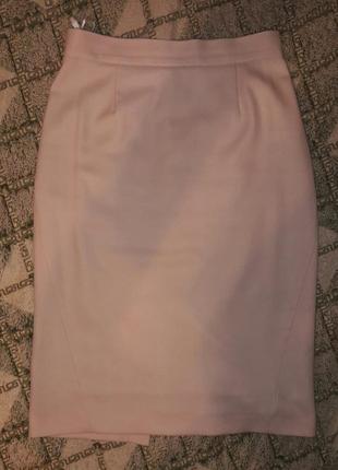 Стильный костюм нежно розового цвета3 фото