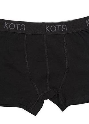 Боксери мужские чёрные хлопковые kota