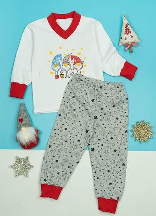 Терла детская пижама в цветах, теплая хлопковая пижама, теплая пижама5 фото
