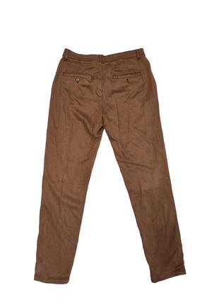 Zara коричневые брюки зара брюки терракотовые2 фото