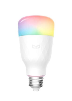 Лампа yeelight smart led bulb color 1s e27 yldp13yl разноцветная rgb