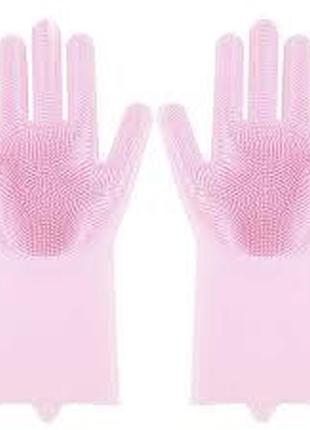 Силіконові рукавички xiaomi jordan-judy silicone gloves рожеві