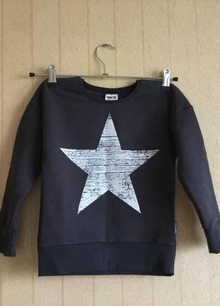 Супер стильний світшот для дівчаток на флісі на зростання 110,116