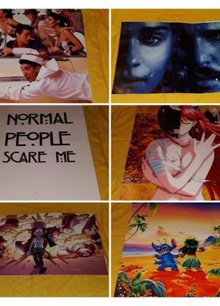 Плакаты постеры друзья мультики граффити фолс игра престолов лила и стич