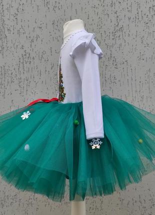 Костюм елки платье елочки карнавальный костюм елочки4 фото