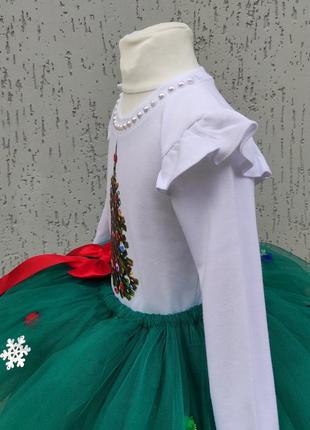 Костюм елки платье елочки карнавальный костюм елочки5 фото