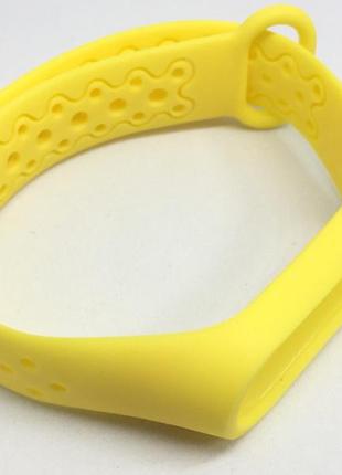 Ремешок ми бенд 3 Xiaomi mi band 2 mi smart band 4 mijobs с металлической застёжкой желтый