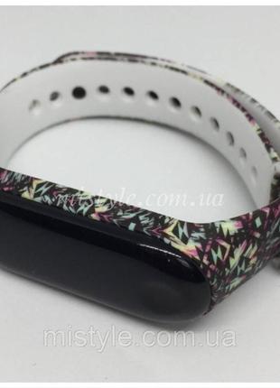 Силиконовый ремешок mi band 3 mi band 4 ми бенд