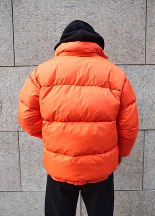 Мужская зимняя куртка оверсайз оранжевая flex до -25*с | мужской теплый пуховик зимний...