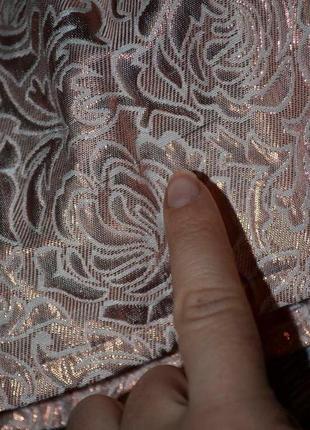5 - 6 лет 110 - 116 см фирменная нарядная юбка пачка парча для девочки модницы3 фото