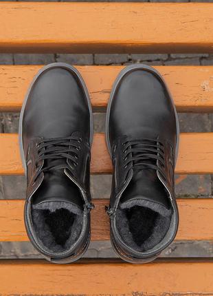 Польская зимняя обувь из натуральной кожи 41 и 43 размер. прошитые ботинки polbut8 фото