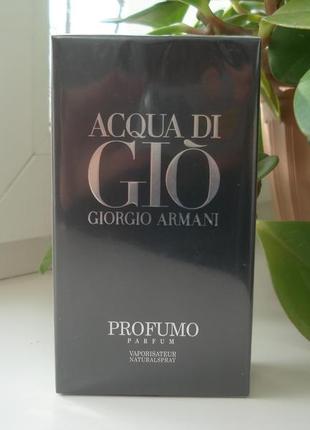 Парфюм giorgio armani acqua di gio profumo ( армани аква ди джио профумо)125 мл2 фото