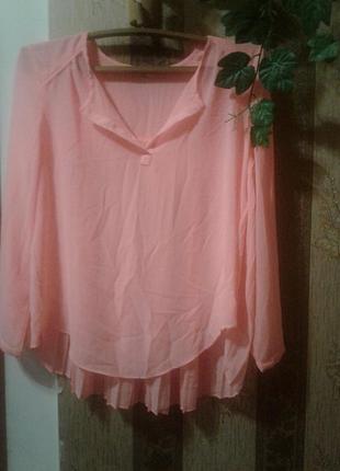 Блуза в гофре