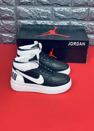 Ботинки на высокой подошве женские найк джордан nike jordan