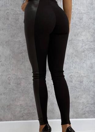 Лосини з екошкіри2 фото