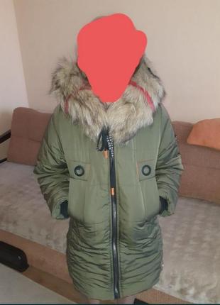 Зимнее пальто для девочки3 фото