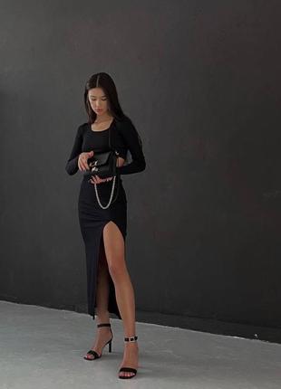500 грн😎костюм жіночий юбка топ спідниця