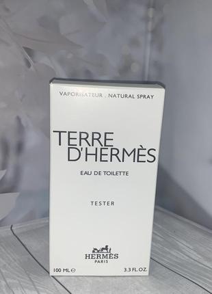 Tester hermes terre d`hermes/ гермес терра / мужская туалетная вода  110 мл.3 фото