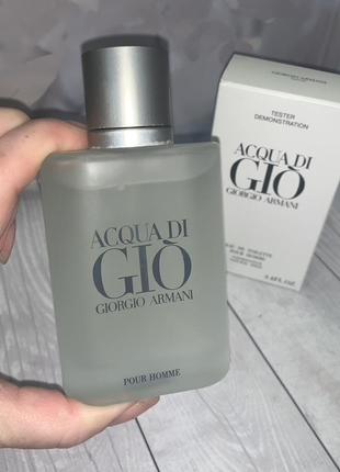 Tester чоловічі giorgio armani acqua di gio pour homme / джорджіо армані аква ді джіо пур хом /100 ml2 фото