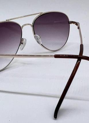 Очки корректирующие зрение тонированные авиаторы