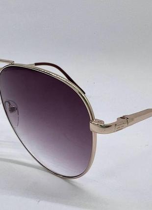 Очки корректирующие зрение тонированные авиаторы