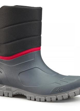 Сапоги зимние теплые водонепроницаемые походные мужские sh100 x-warm - quechua