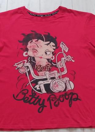 Футболкафутболка з принтом betty boop розмір m-l/ eur 40-425 фото