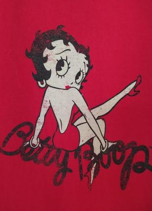 Футболкафутболка з принтом betty boop розмір m-l/ eur 40-424 фото