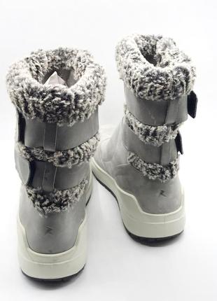 Оригинальные женские зимние ботинки на овчине ecco. есть дефект!!2 фото