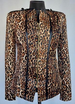 Пиджак, жакет леопард.