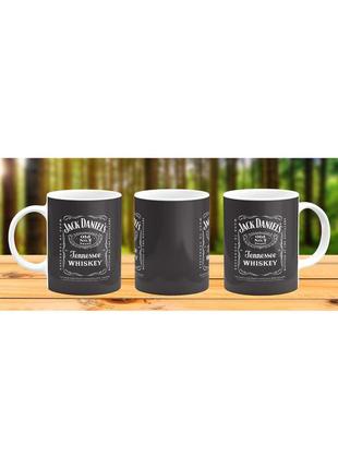 Оригінальна гуртка з принтом jack daniels джек деніелс прикольна чашка подарунок хлопцю чоловікові1 фото