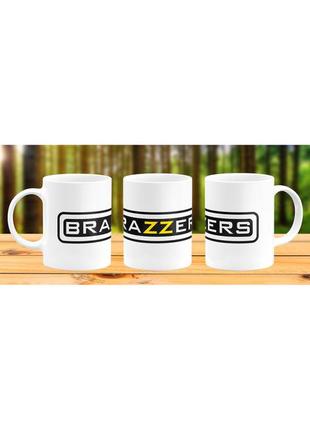 Кружка brazzers прикольная чашка подарок парню