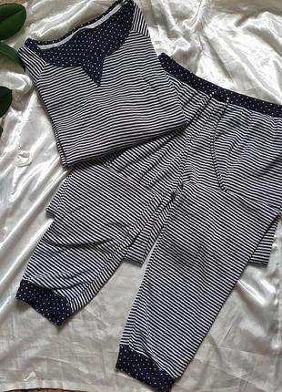 Шикарная мягенькая 24%вискоза пижамка в актуальную полосочку