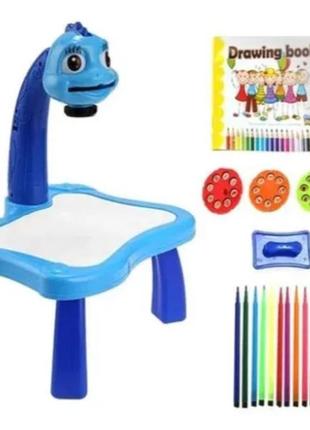 Детский стол проектор для рисования со светодиодной подсветкой, ol