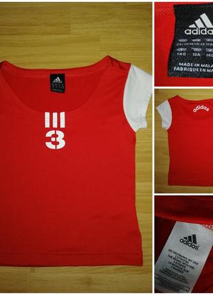 Красна футьолка для дівчинки 10 років