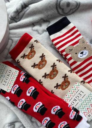 Новогодние детские носки 🎅2 фото
