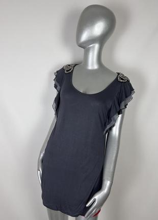 Футболка fracomina с камнями