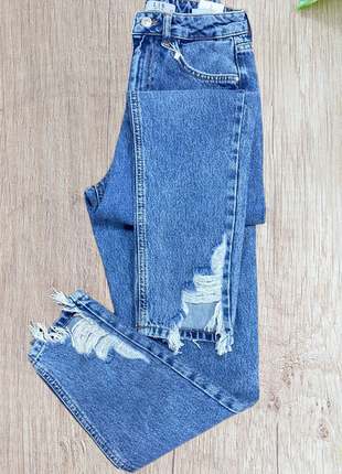 Жіночі джинси/заужені рвані джинси2 фото