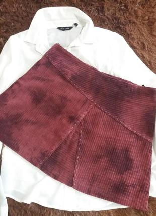 Спідниця винного кольору